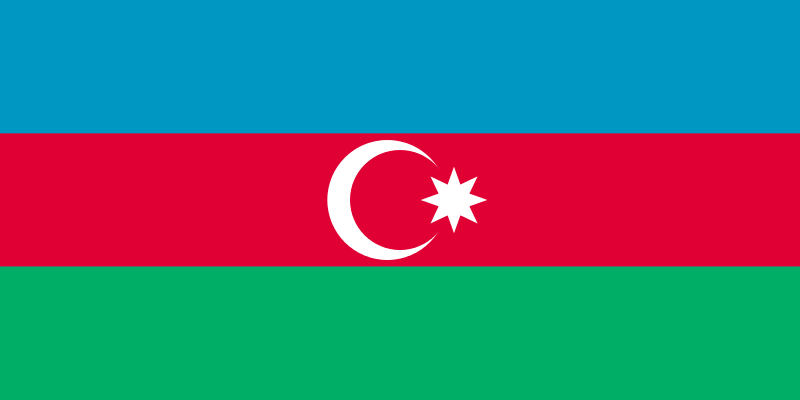 Azerbaijan Flag